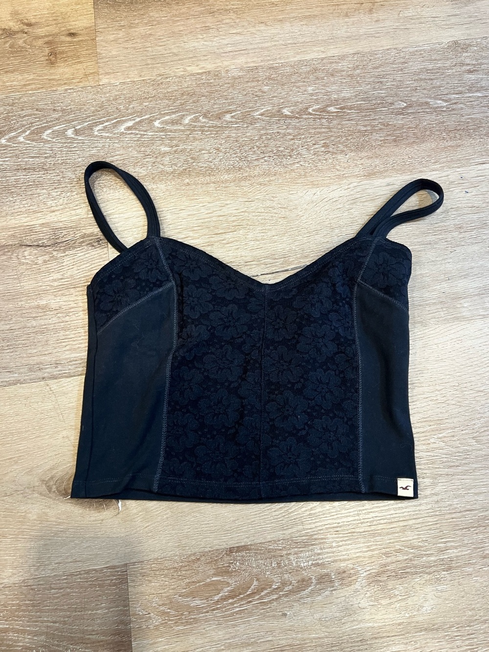 Hollister Navy Cropped Top Cami. Size M. NWT